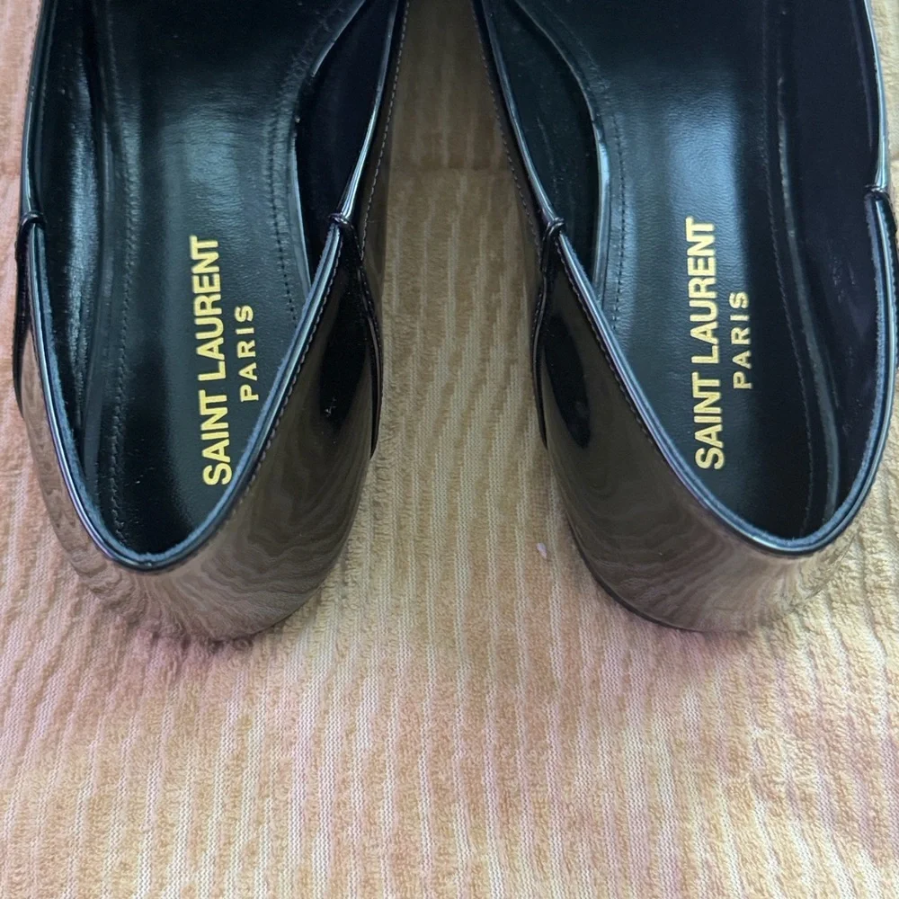 Saint Laurent - Blade patent leather ballet flats - Picture 6 of 8